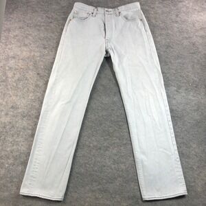 Levi 501 XX Mens 34x36 (Actual 32x32) Light Wash Button Fly Jeans